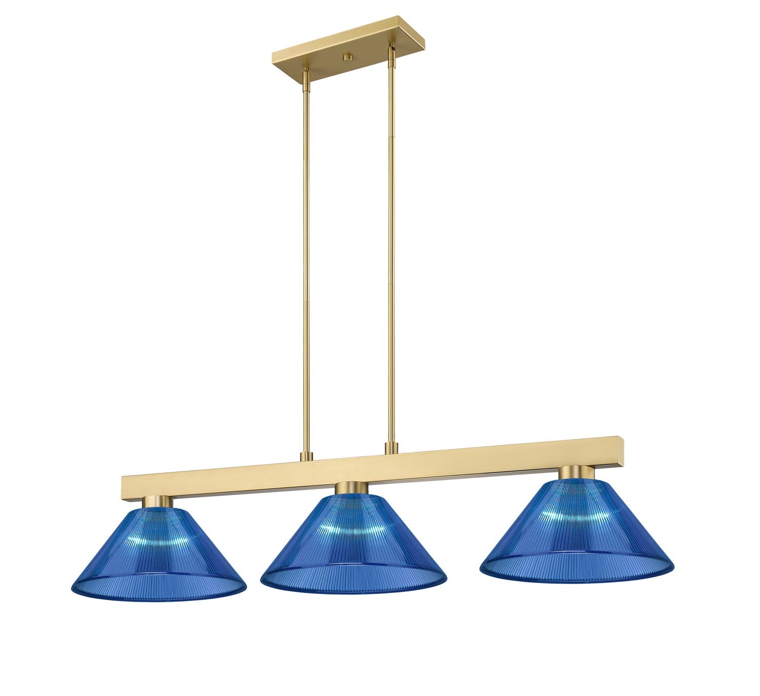 Billiard 3 lumières | Cobalt