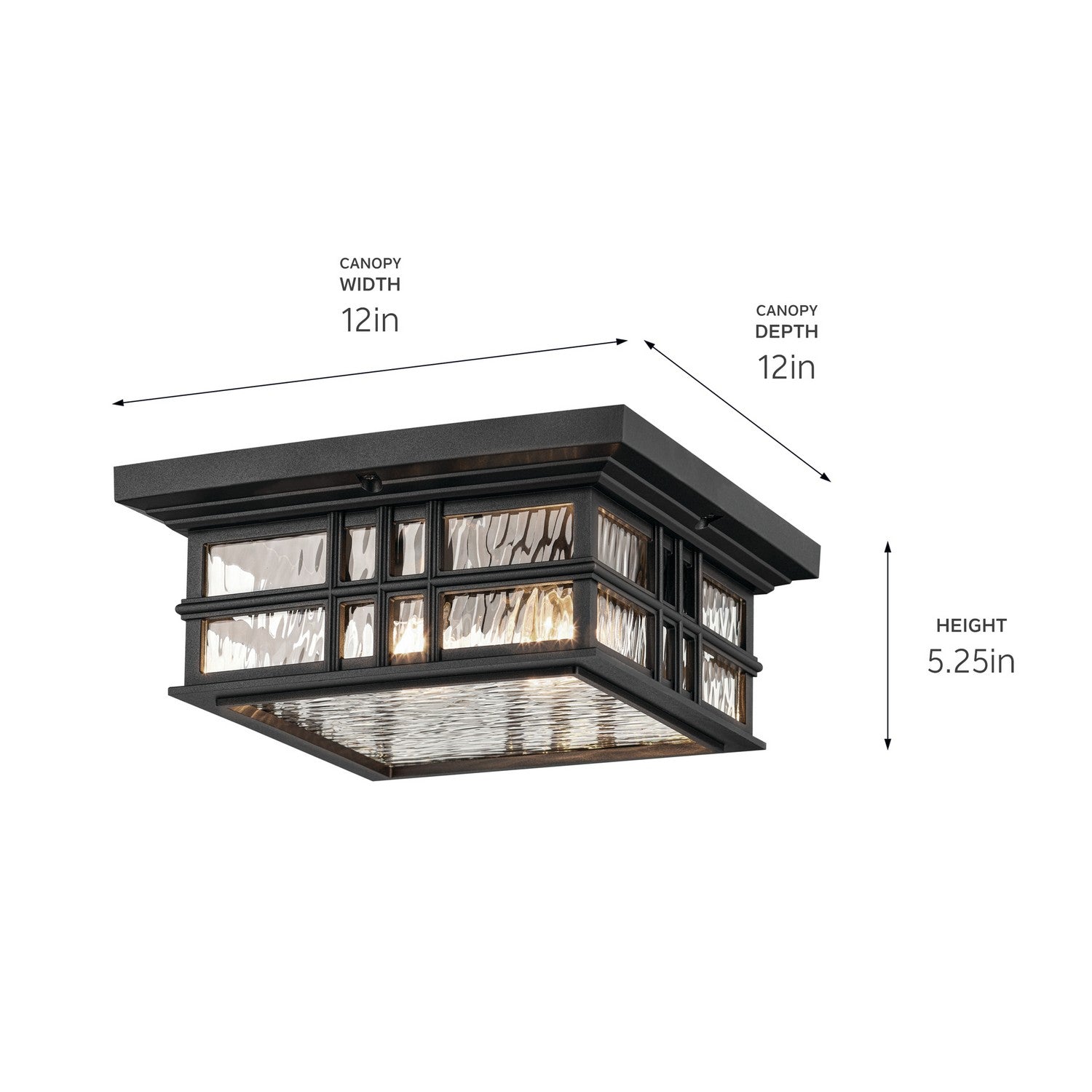 Plafonnier extérieur 2 lumières | Beacon Square