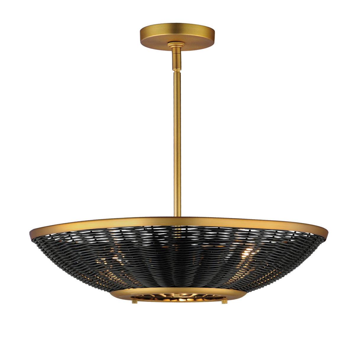 Suspension 3 lumières | Rattan