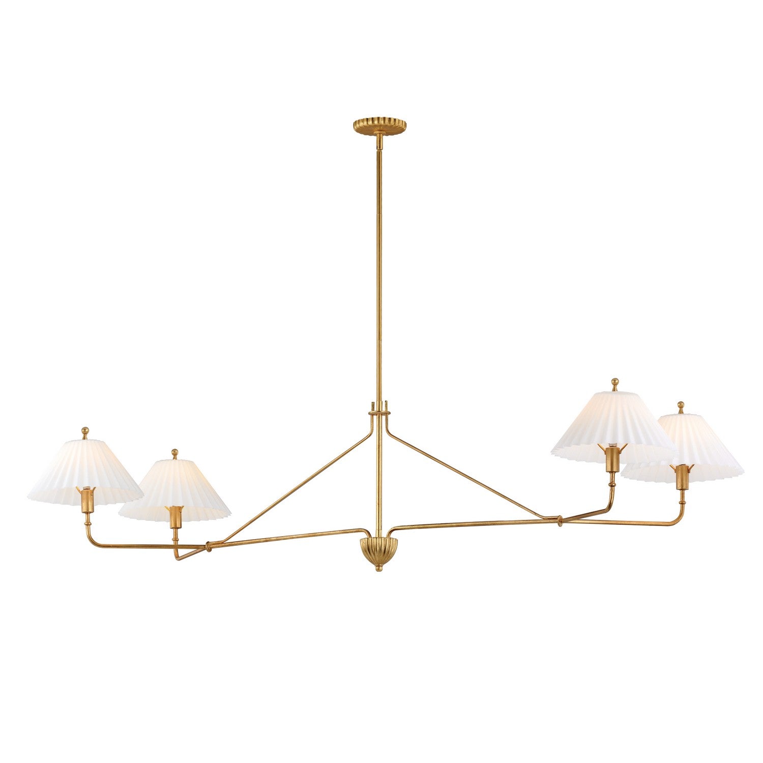 Suspension linéaire 4 lumières | Kismet