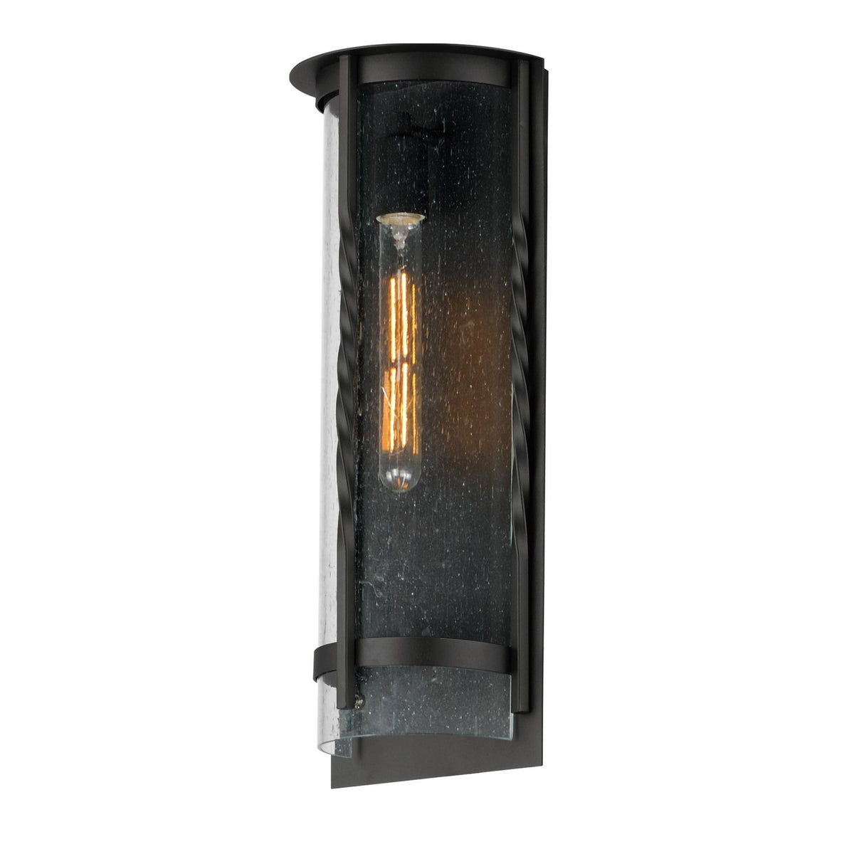 Maxim - Applique murale extérieure 1 lumière | Foundry - 30193CDBK