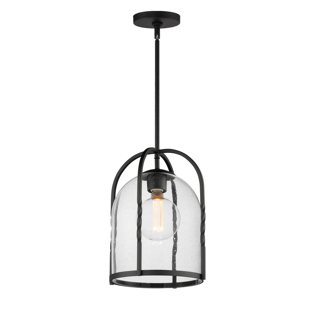 Maxim - Suspension extérieure 1 lumière | Foundry - 30194CDBK