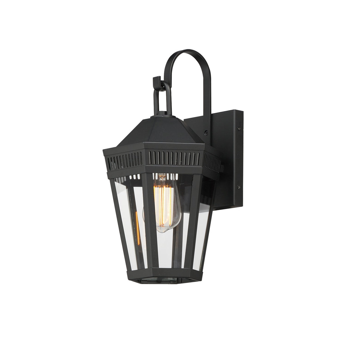 Maxim - Lanterne murale extérieure 1 lumière | Oxford - 30591CLBK