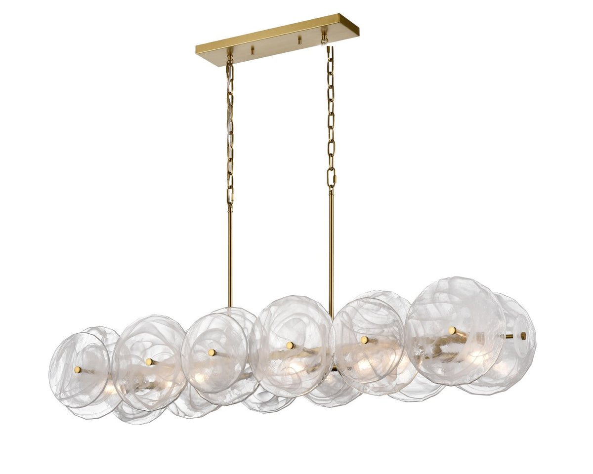Suspension linéaire 8 lumières | Carousel