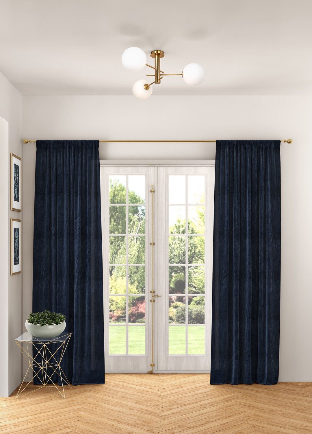 Semi-plafonnier 3 lumières | Aurelia
