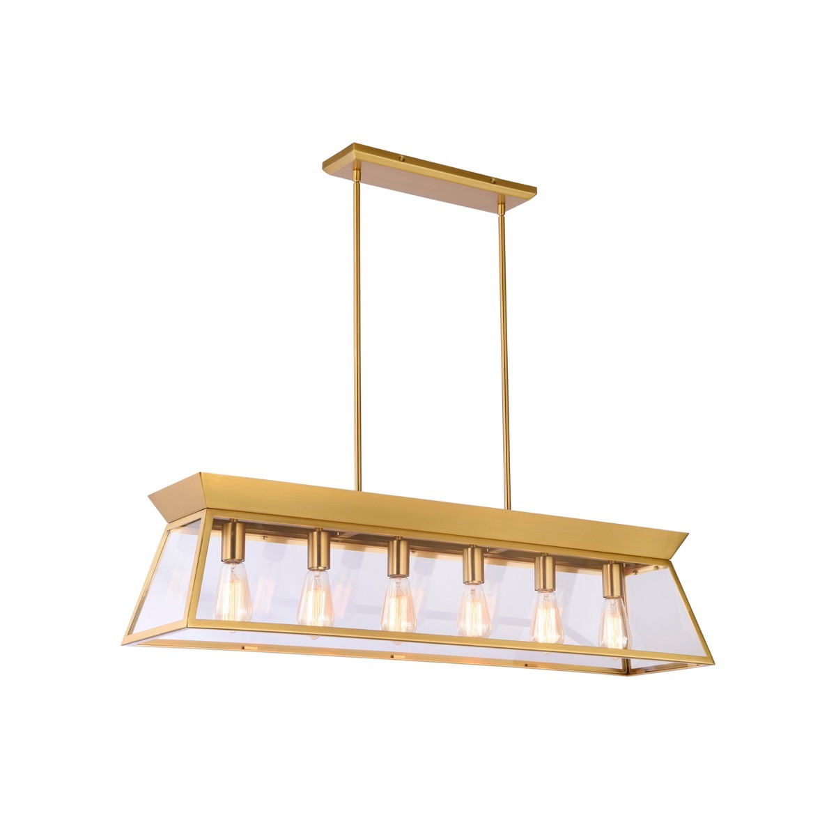 Lustre d'îlot 6 lumières | Lucian