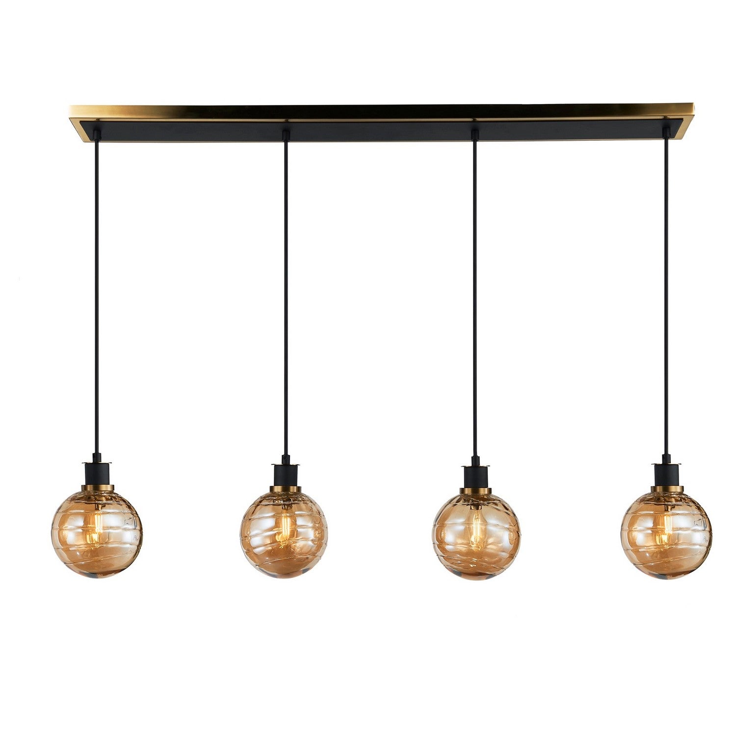 Suspension d'îlot 4 lumières | Gem