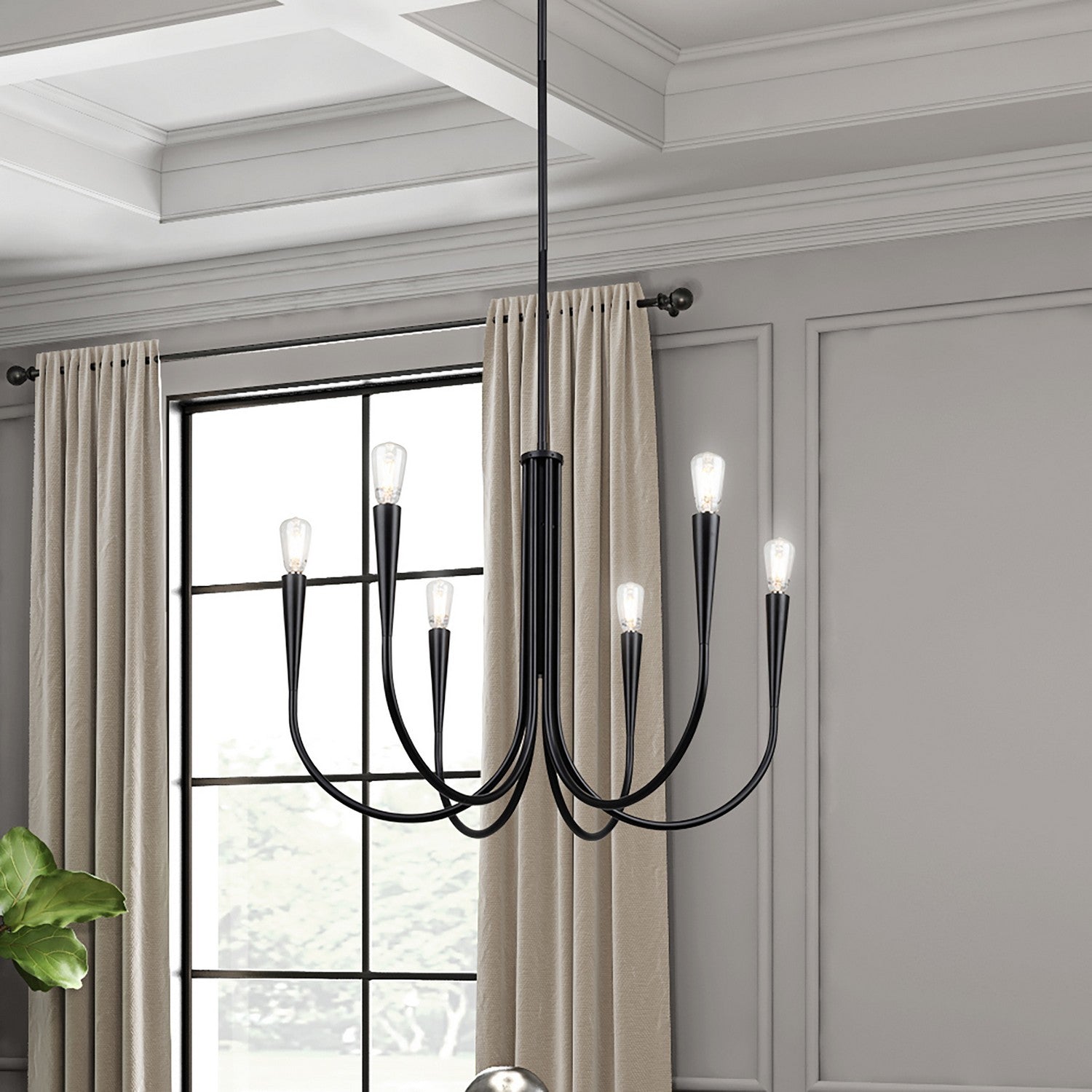 Lustre 6 lumières | Bronte