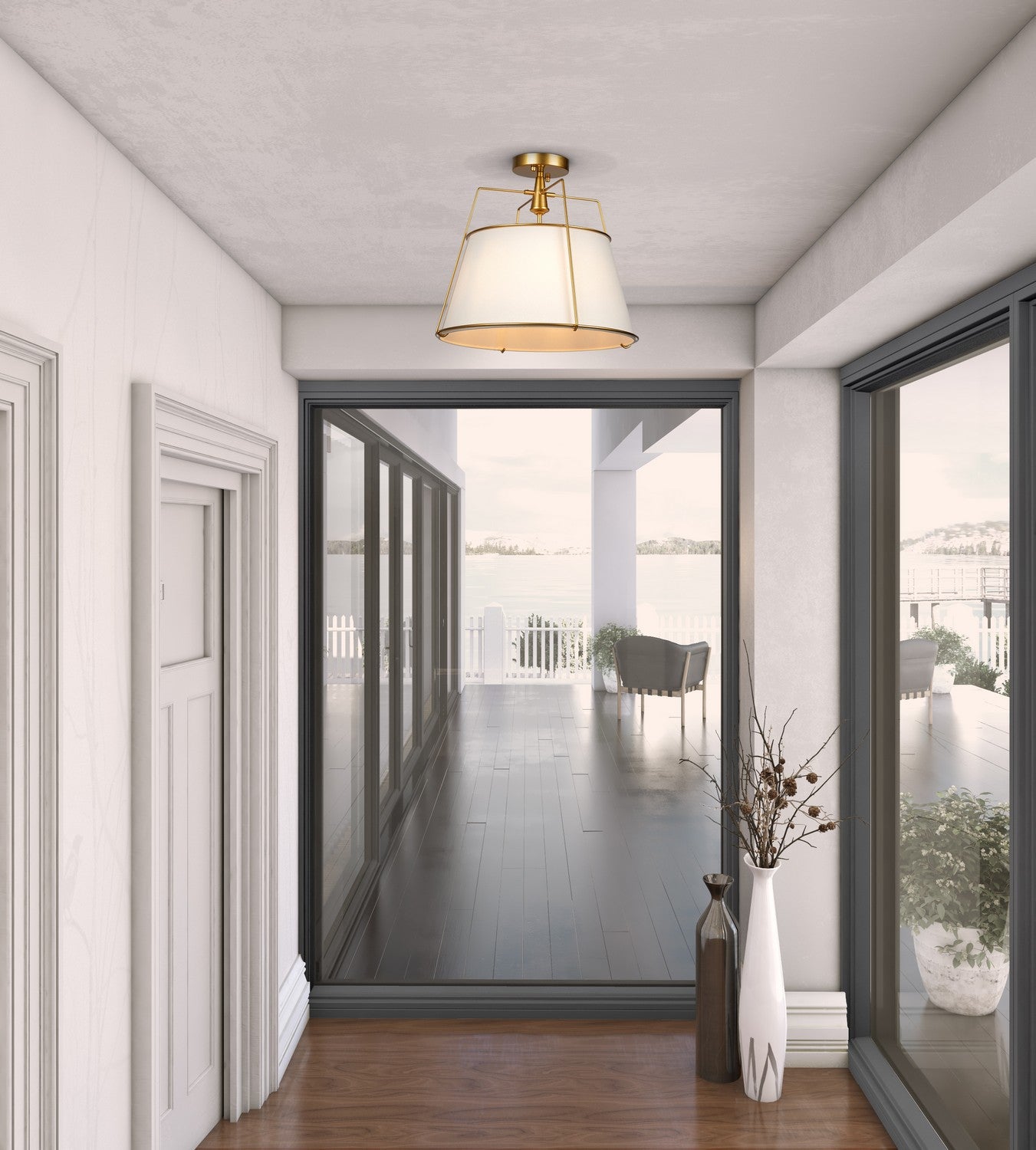 Semi-plafonnier 3 lumières | Pullman