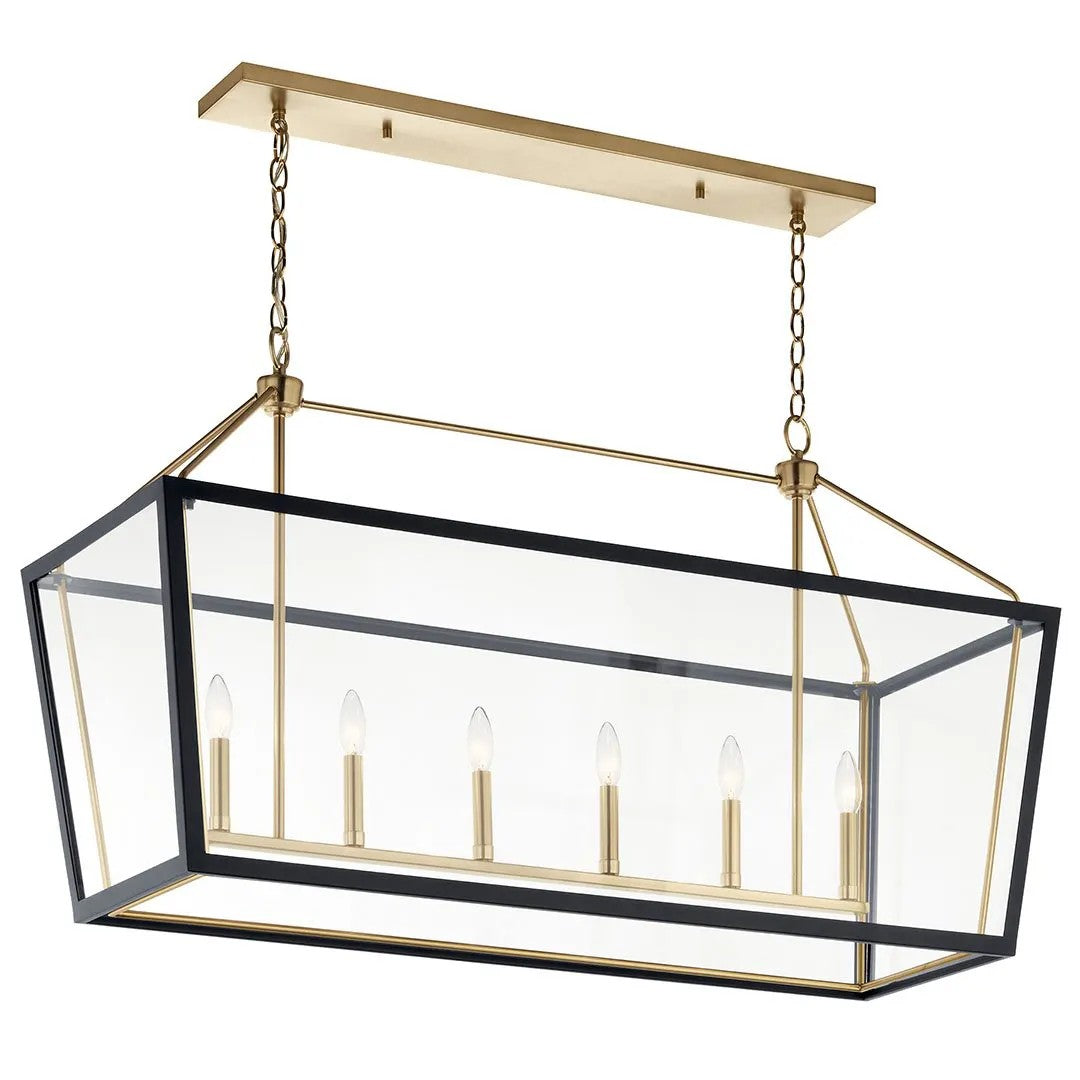 Lustre linéaire 6 lumières | Delvin