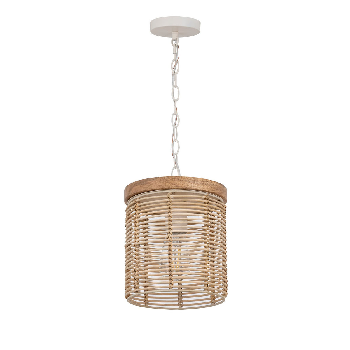 Suspension 1 lumière | Vannerie