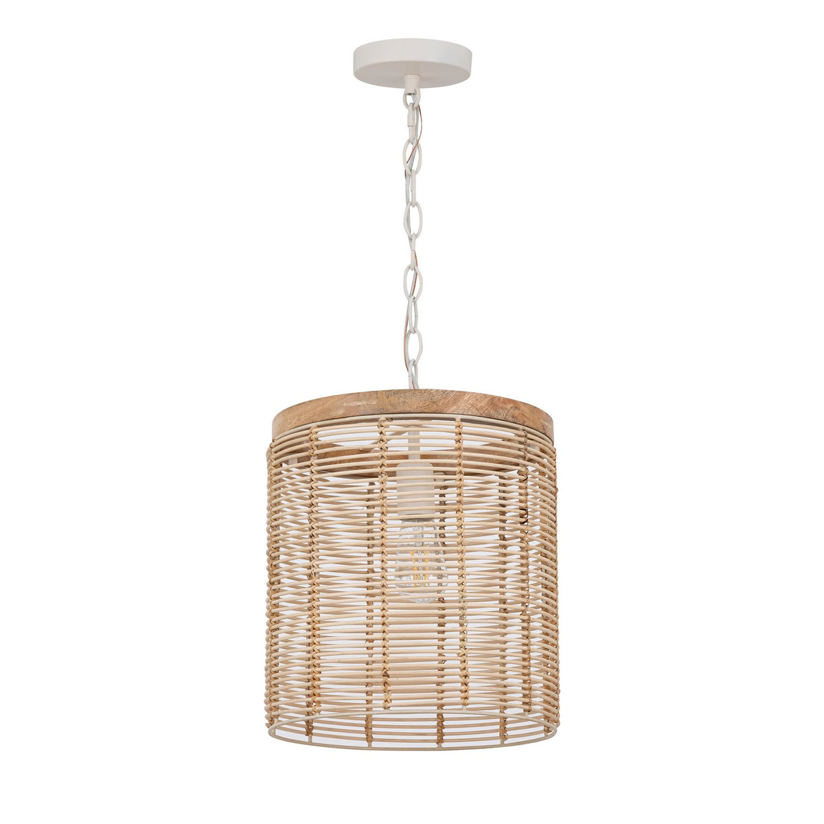 Suspension 1 lumière | Vannerie