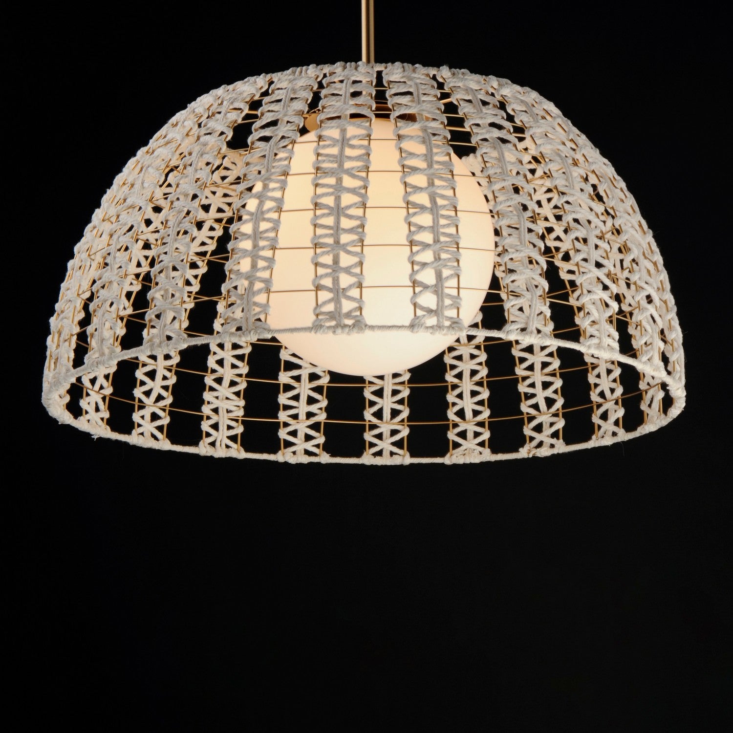 Suspension 1 lumière | Macrame