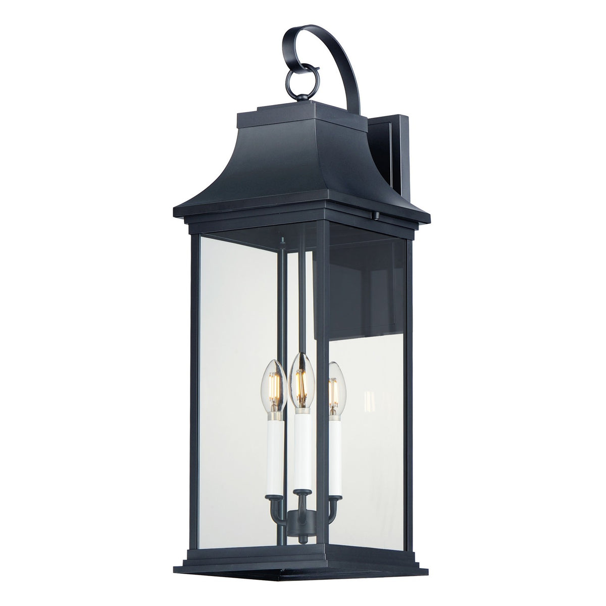 Maxim - Lanterne murale extérieure 3 lumières | Vicksburg - 30026CLBK