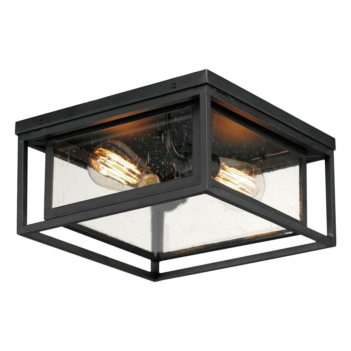 Maxim - Plafonnier extérieur 2 lumières | Cabana VX - 40661CDBK