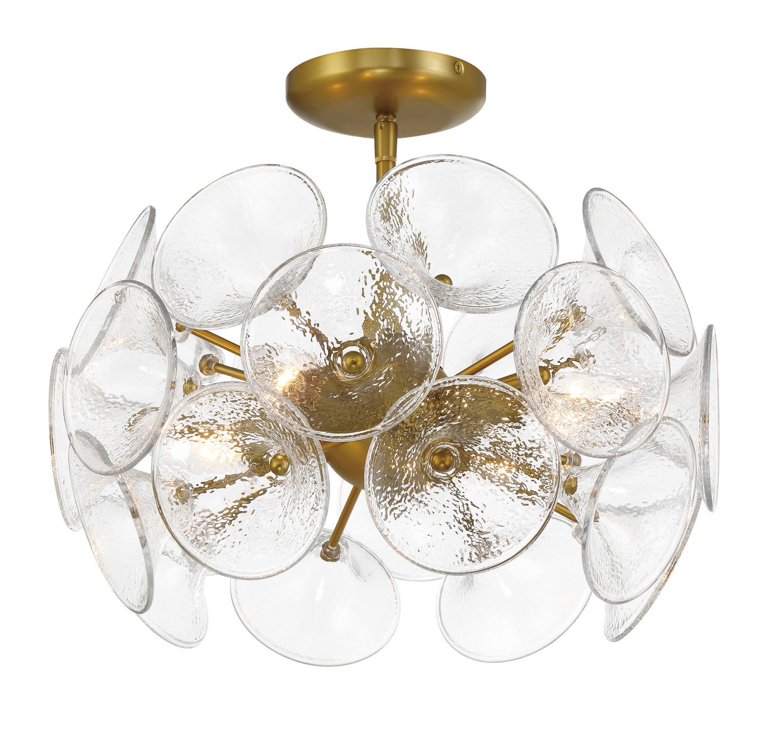 Semi-Flush to Pendant 4 lumières | Winter