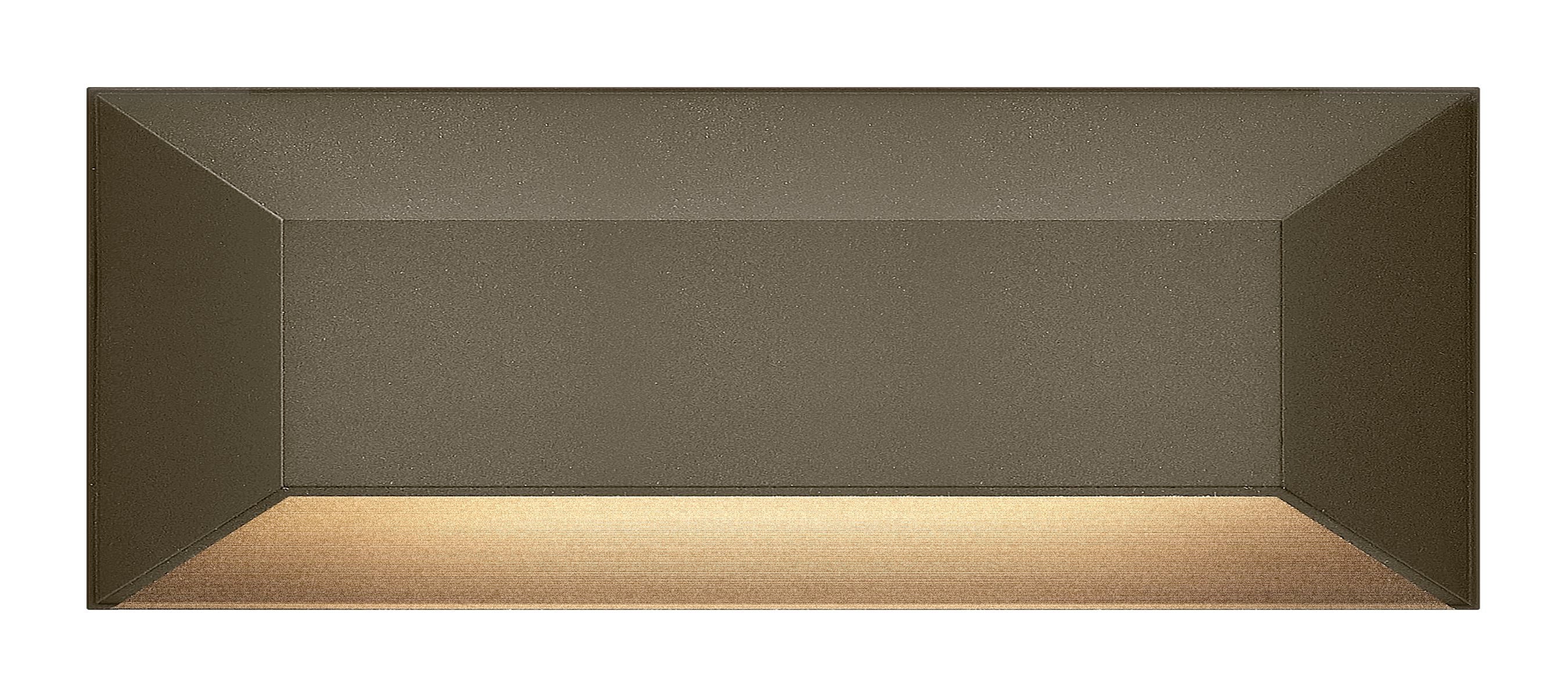 12 V grande applique de terrasse rectangulaire