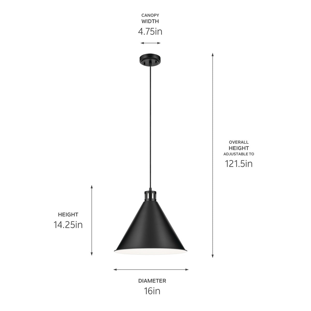 Suspension 1 lumière | Zailey