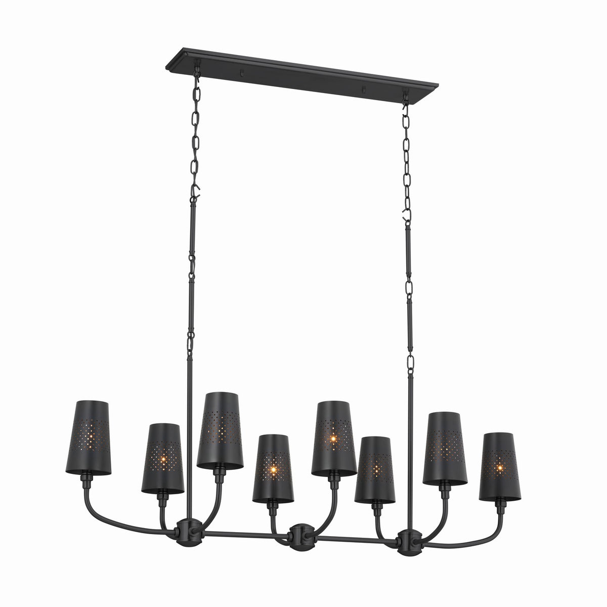 Lustre linéaire 8 lumières | Adeena