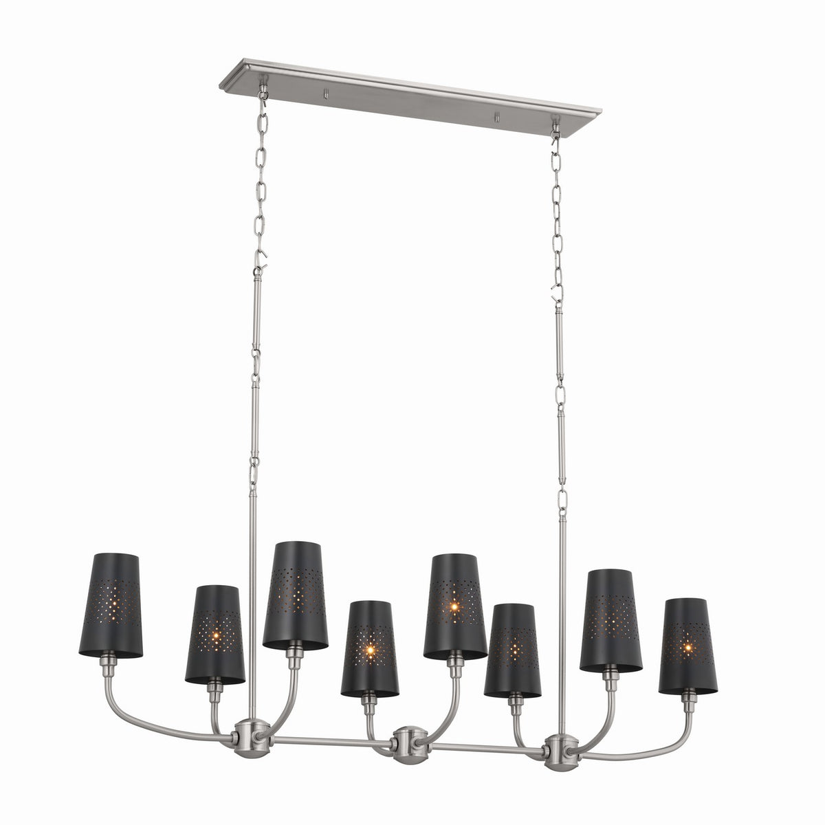 Lustre linéaire 8 lumières | Adeena