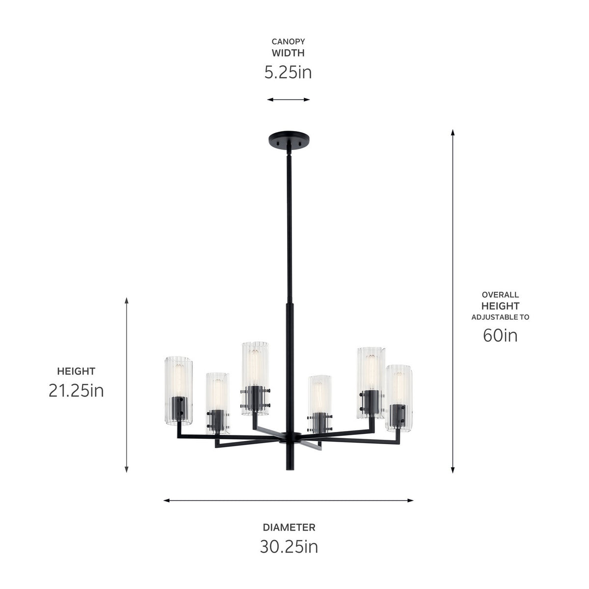 Lustre 6 lumières | Velestino