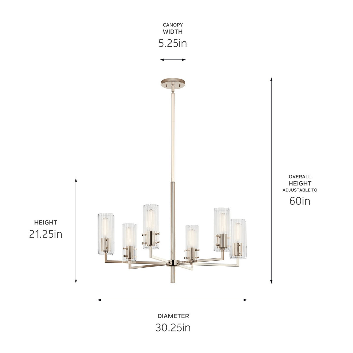 Lustre 6 lumières | Velestino