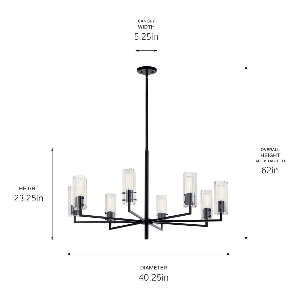 Lustre 8 lumières | Velestino