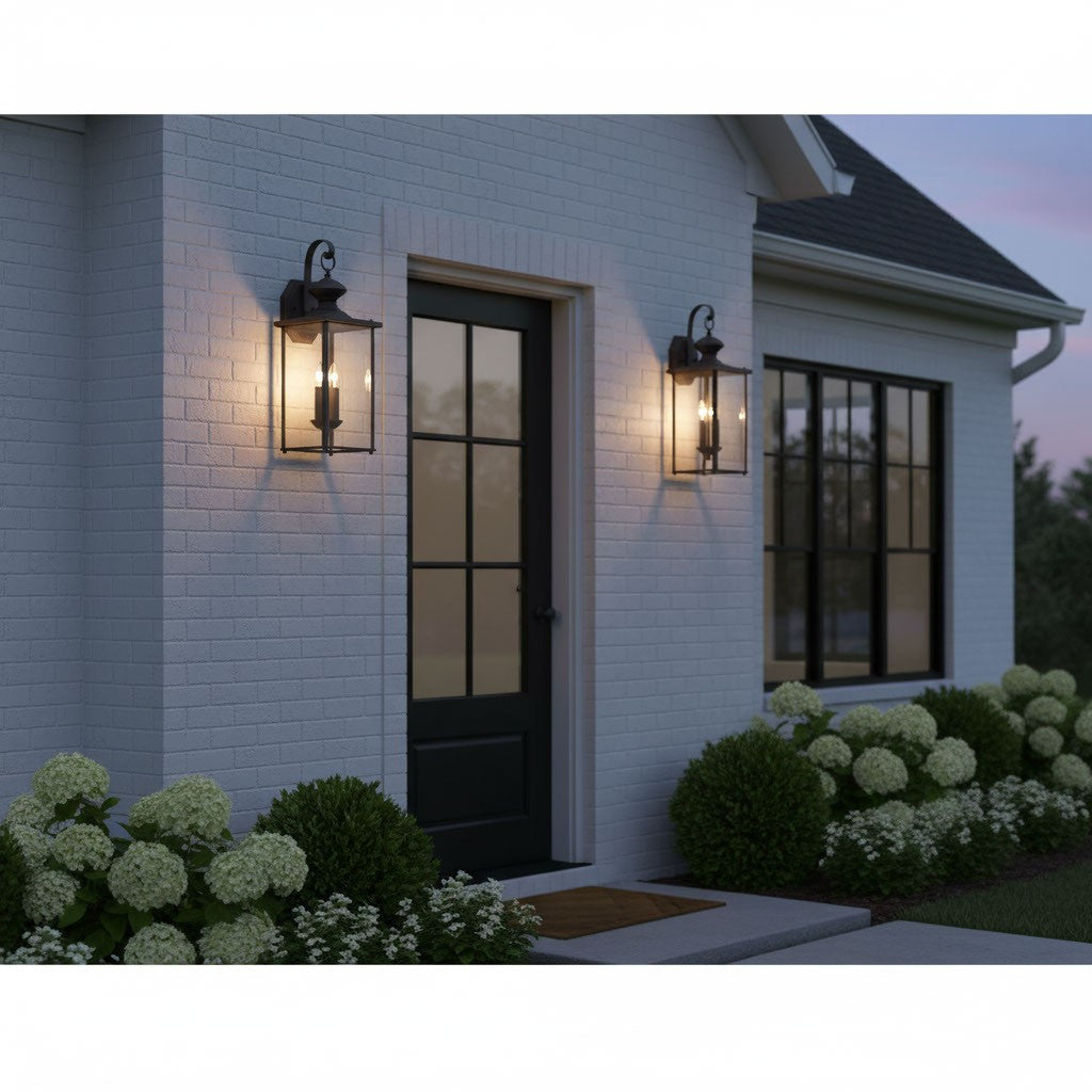 Lanterne murale extérieure 2 lumières | Jamestowne