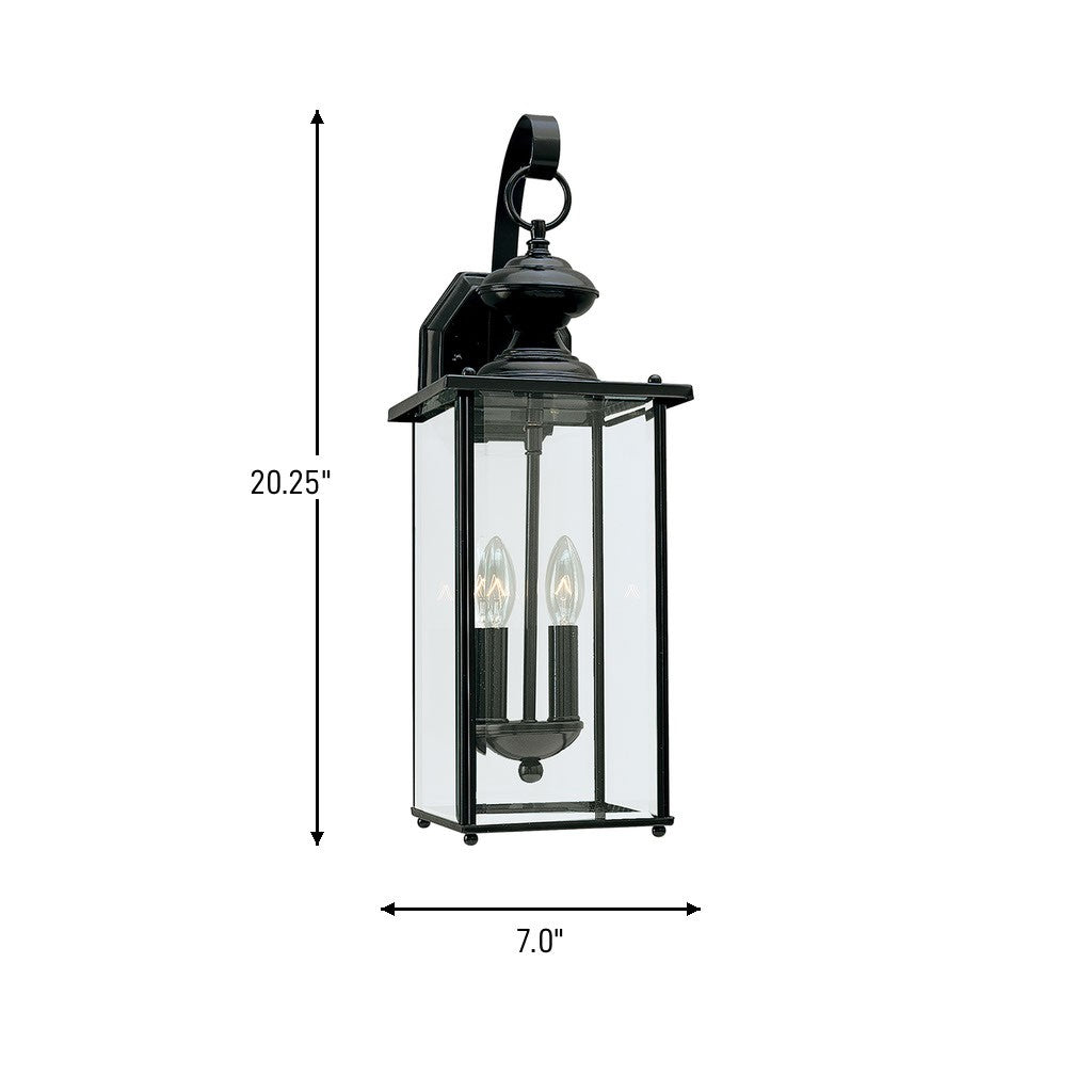 Lanterne murale extérieure 2 lumières | Jamestowne