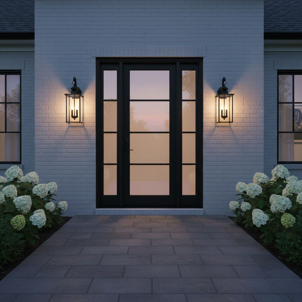 Lanterne murale extérieure 2 lumières | Jamestowne