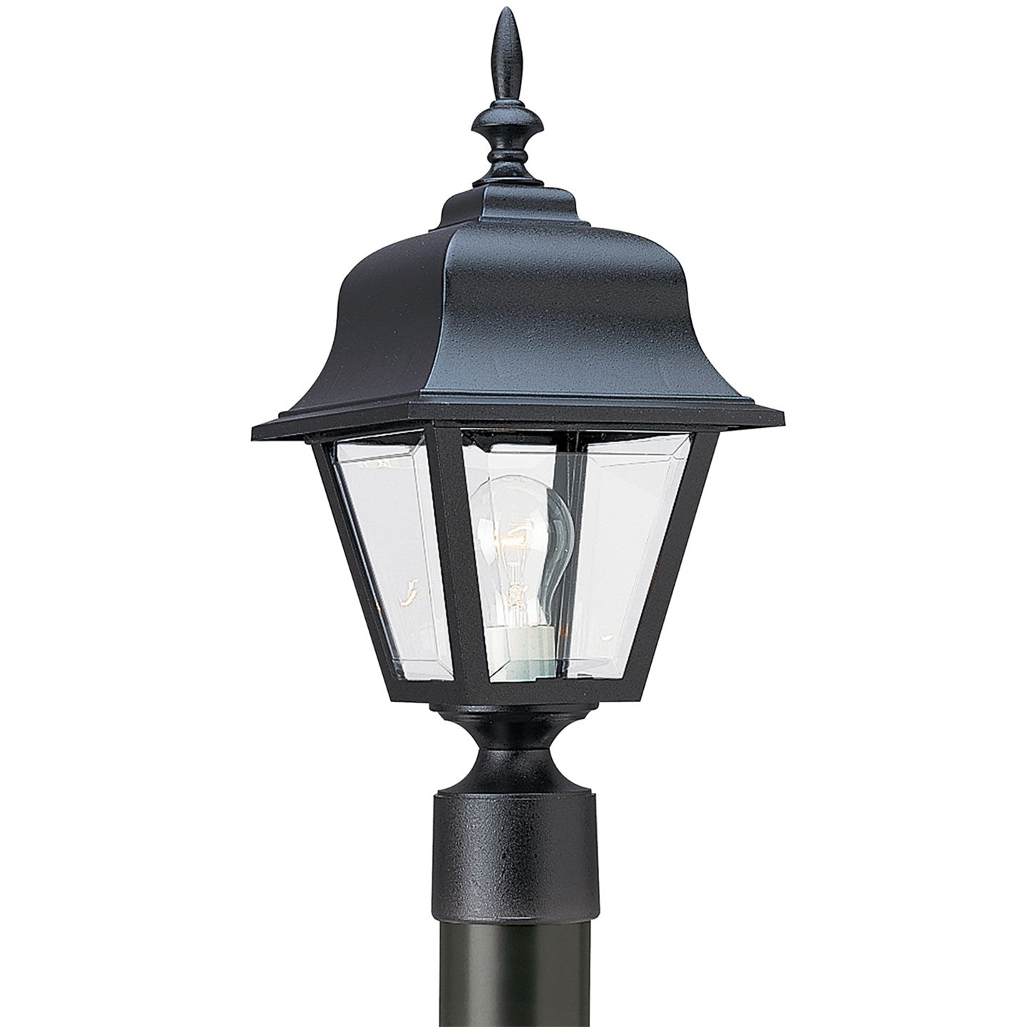 Lanterne sur poteau extérieure 1 lumière | Polycarbonate Outdoor