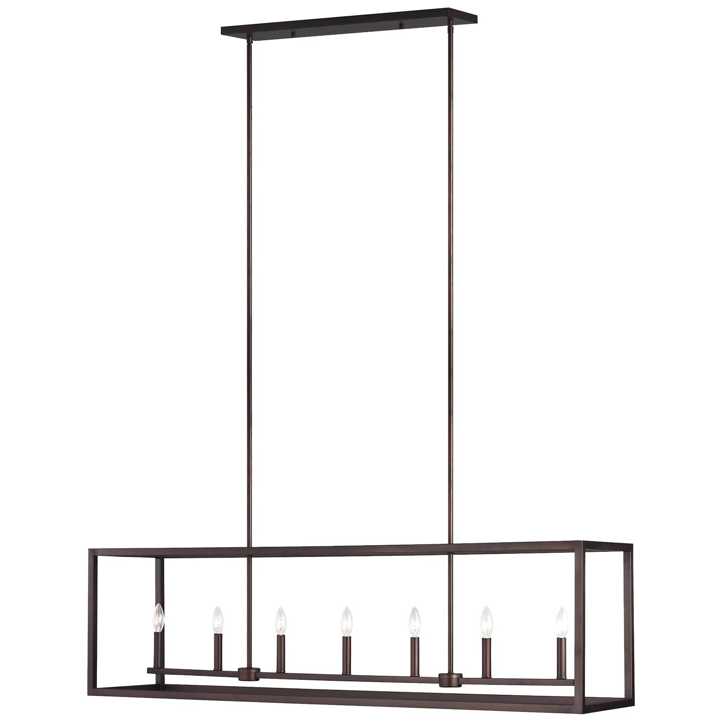 Suspension d'îlot 7 lumières | Moffet Street