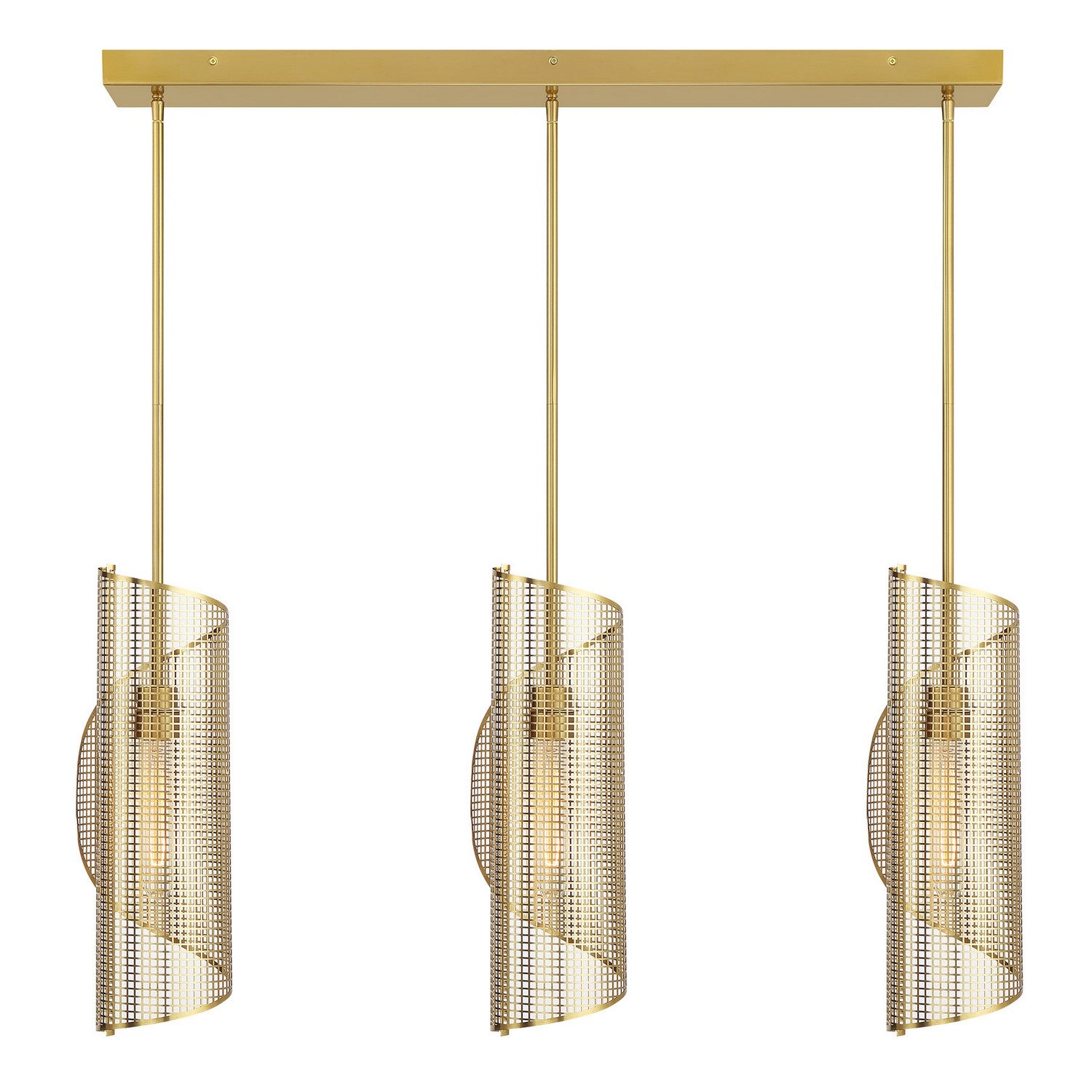 Lustre linéaire 3 lumières | Hillbourne