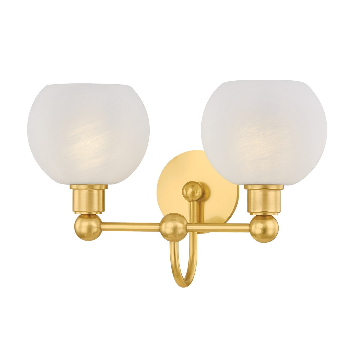 Applique de salle de bain 2 lumières | Jerica
