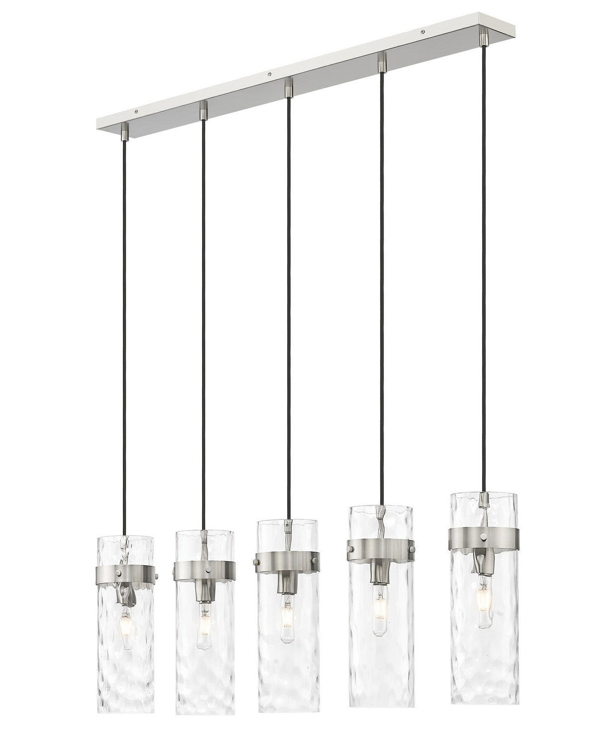 Lustre linéaire 5 lumières | Fontaine