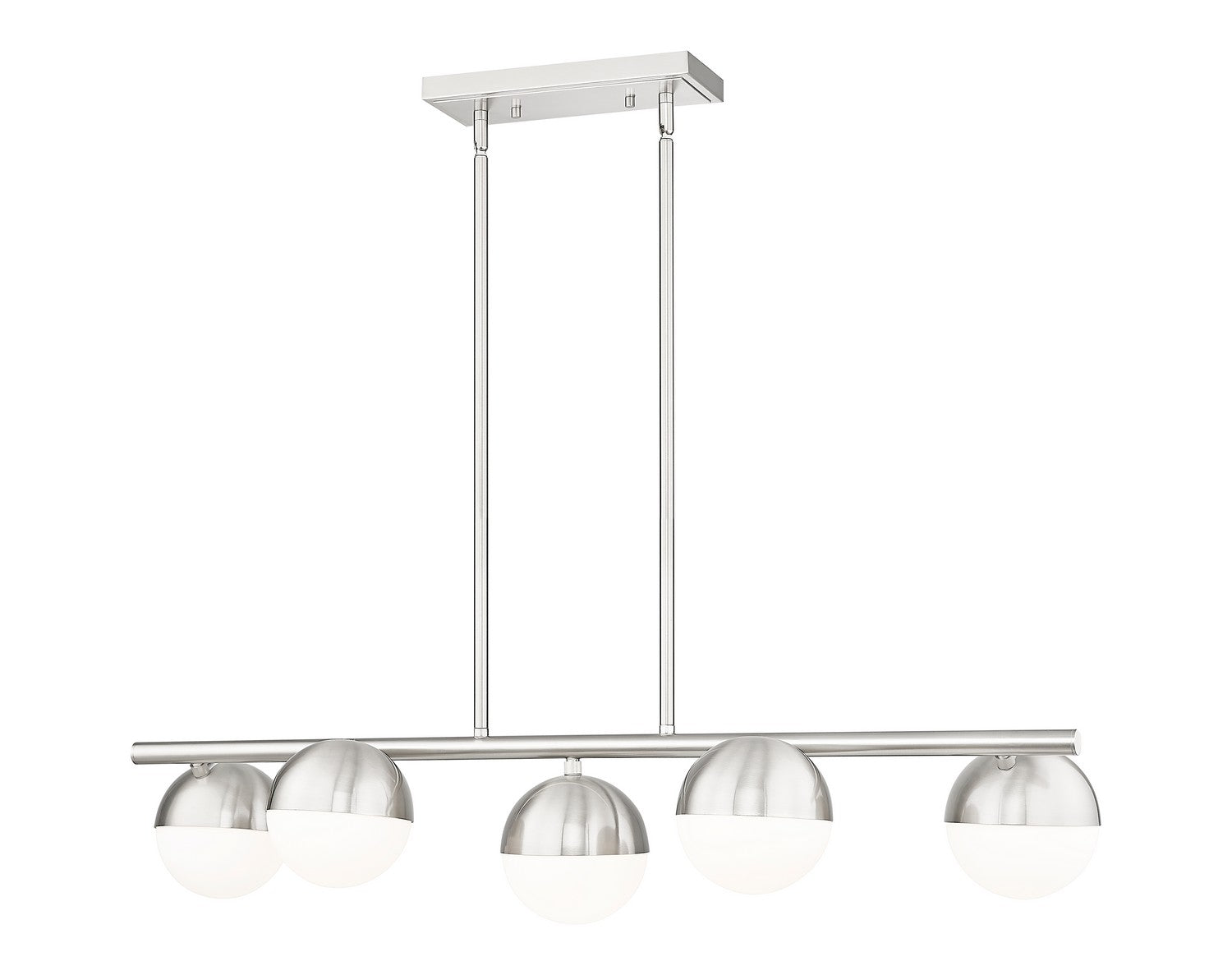 Lustre linéaire 5 lumières | Realm Sphere