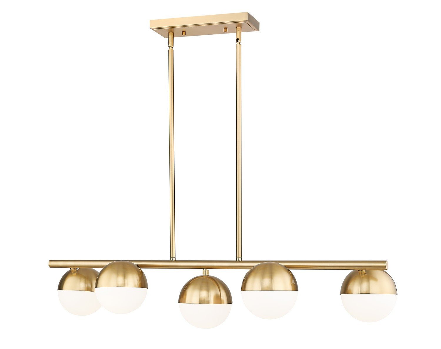 Lustre linéaire 5 lumières | Realm Sphere
