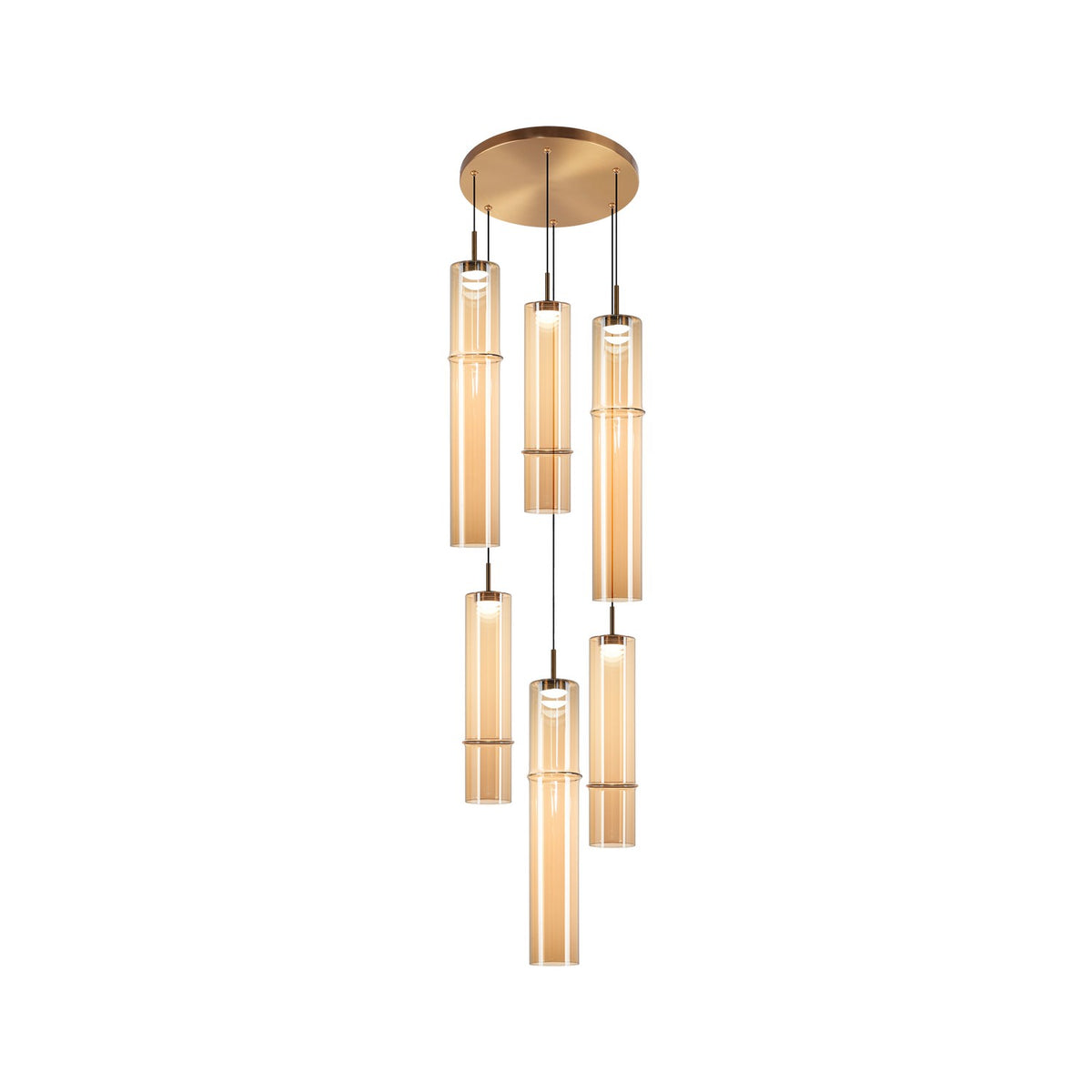 Lustre 6 lumières | Bambu