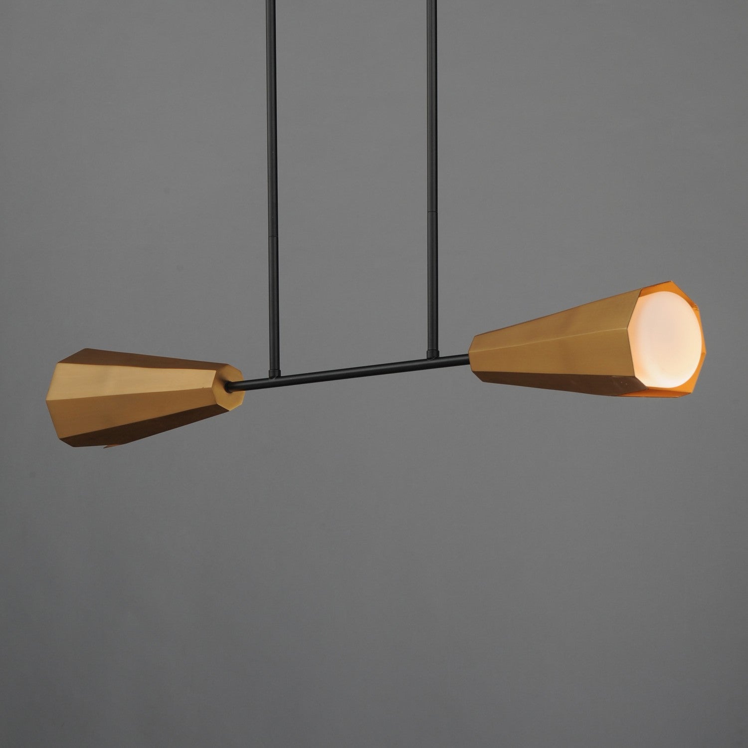 Suspension linéaire 2 lumières | Rizzo