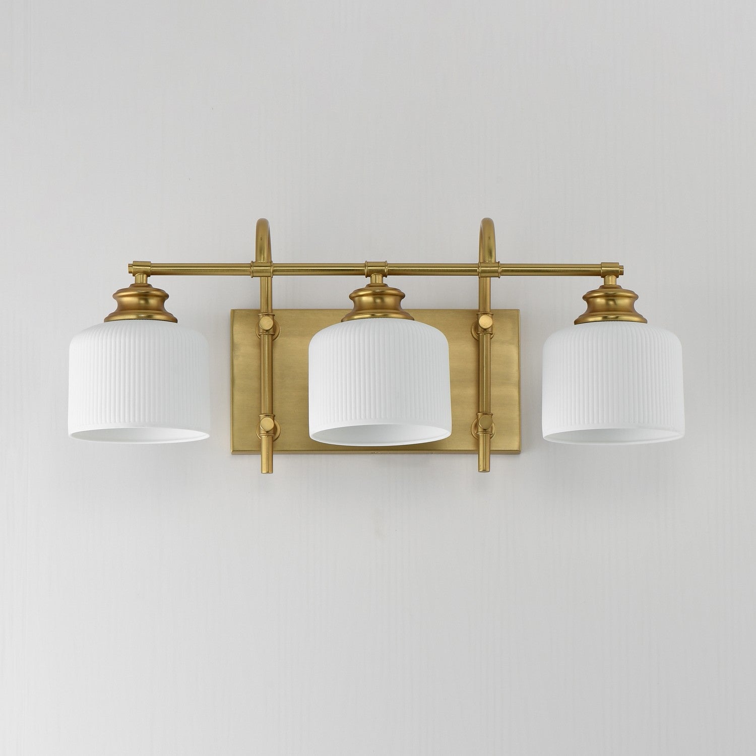 Applique de vanité 3 lumières | Bisque
