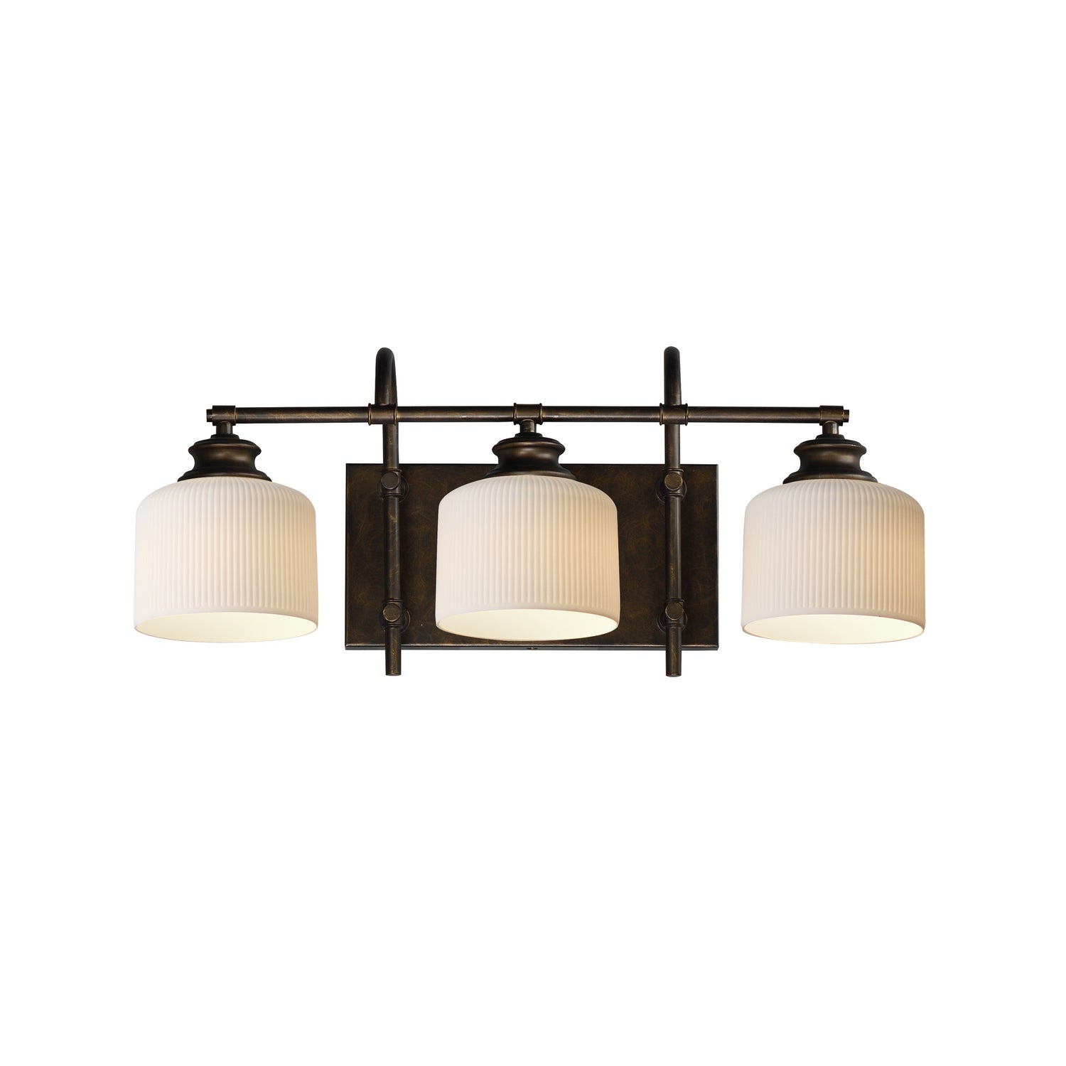 Applique de vanité 3 lumières | Bisque