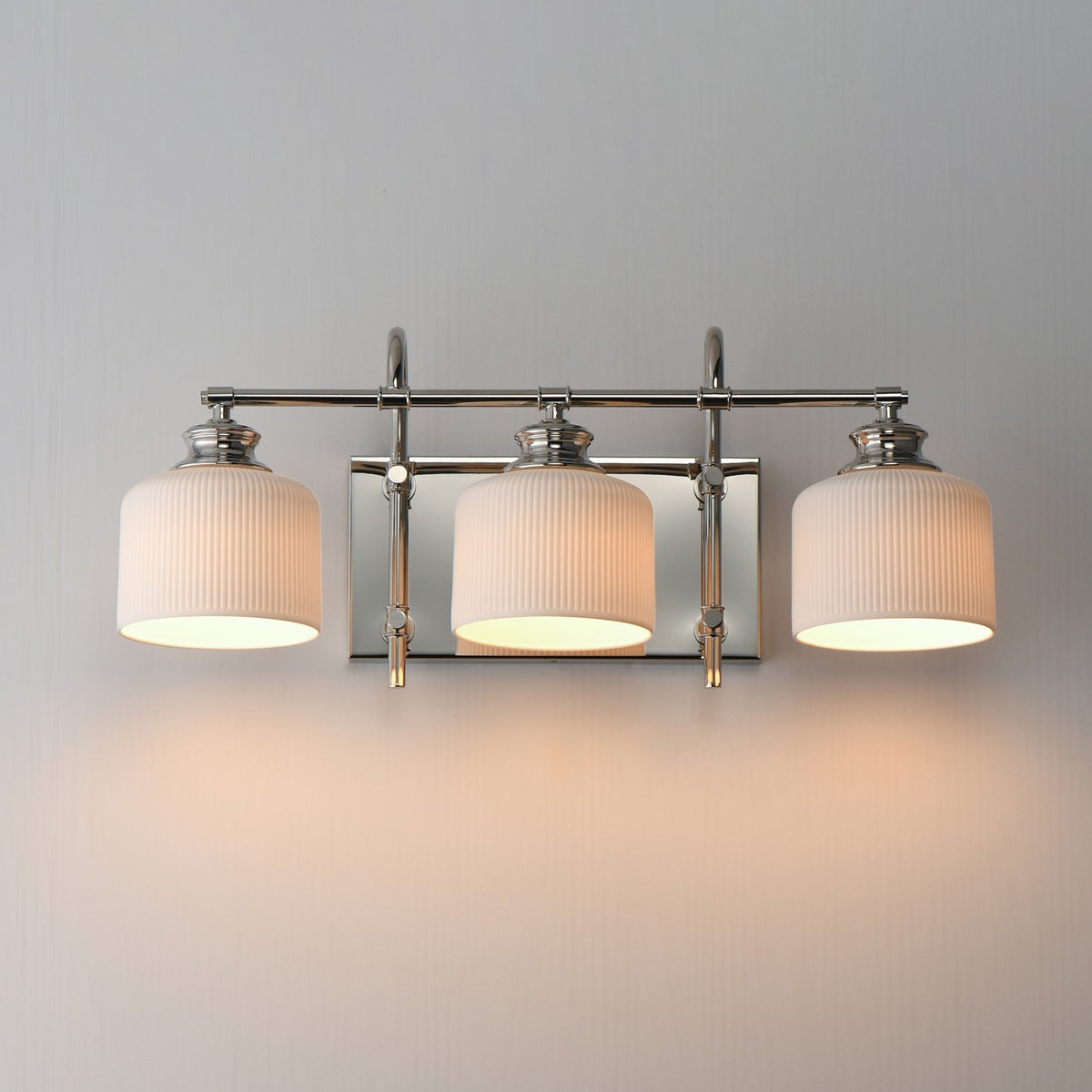 Applique de vanité 3 lumières | Bisque