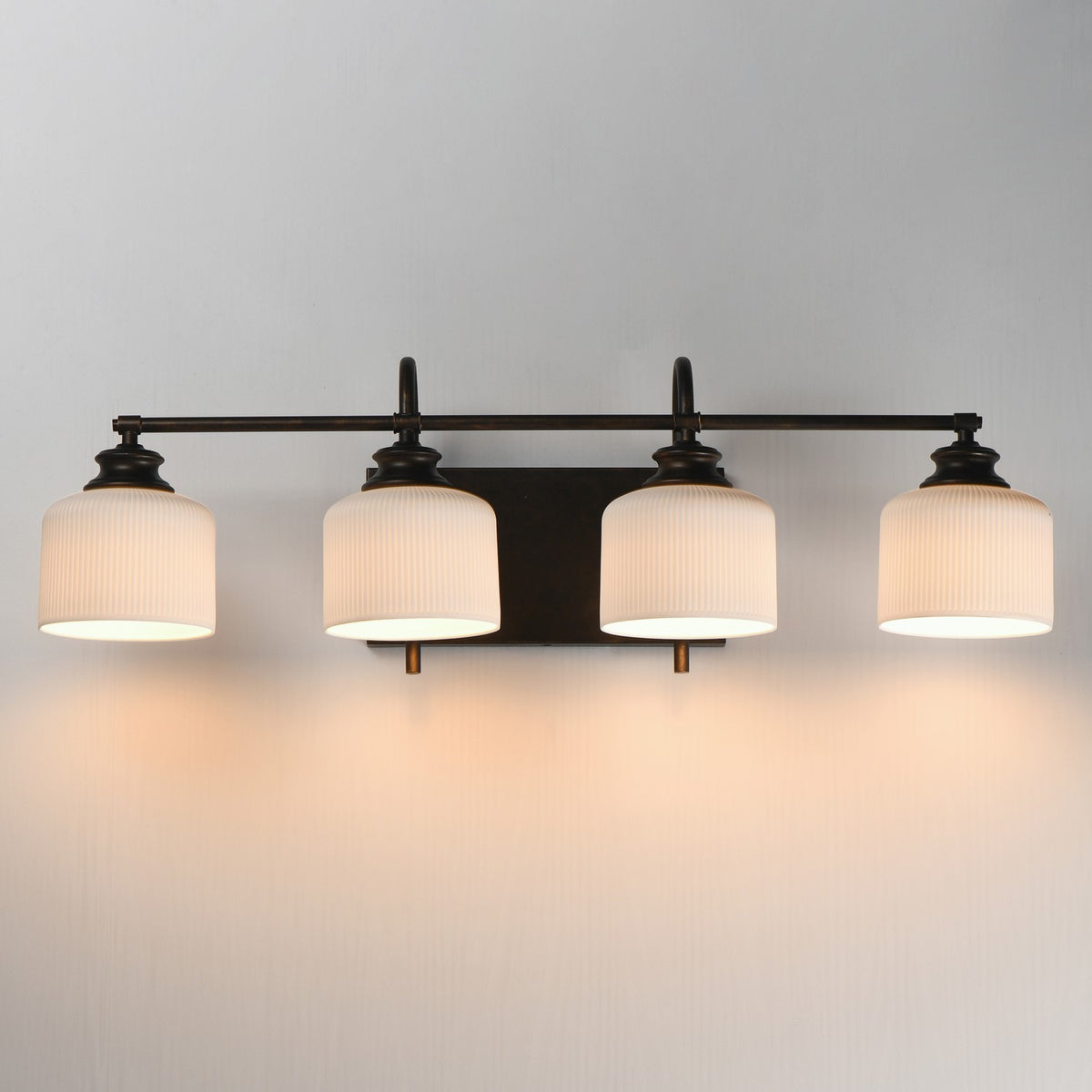 Applique de vanité 4 lumières | Bisque