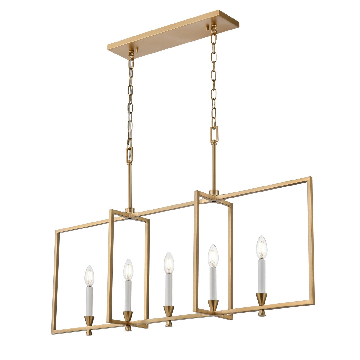 Suspension linéaire 5 lumières | Carisbrooke