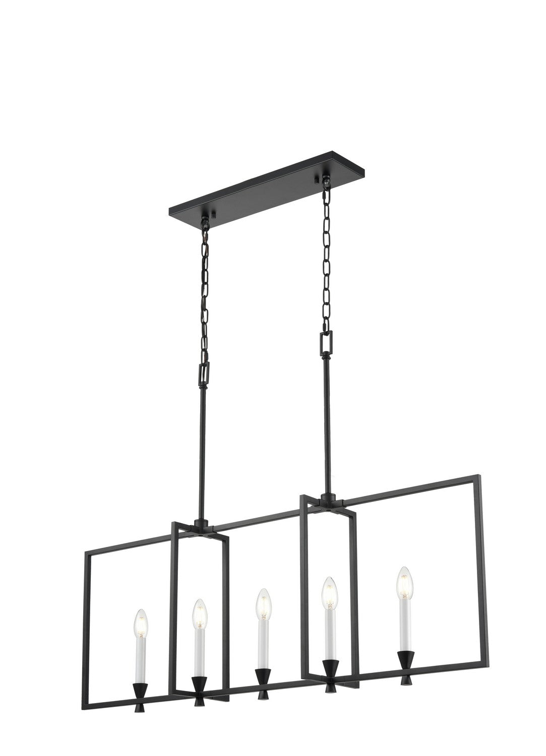 Suspension linéaire 5 lumières | Carisbrooke