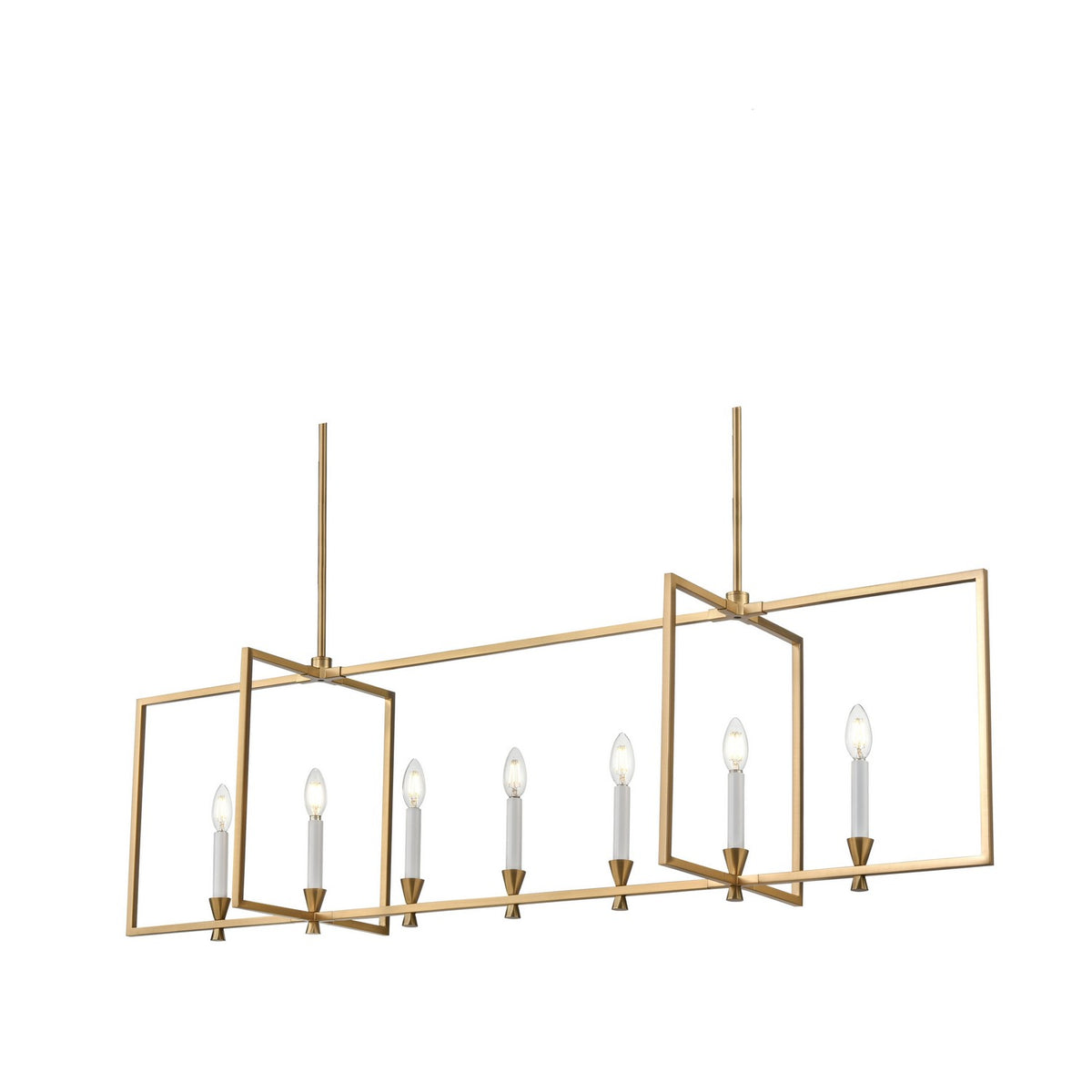 Suspension linéaire 7 lumières | Carisbrooke