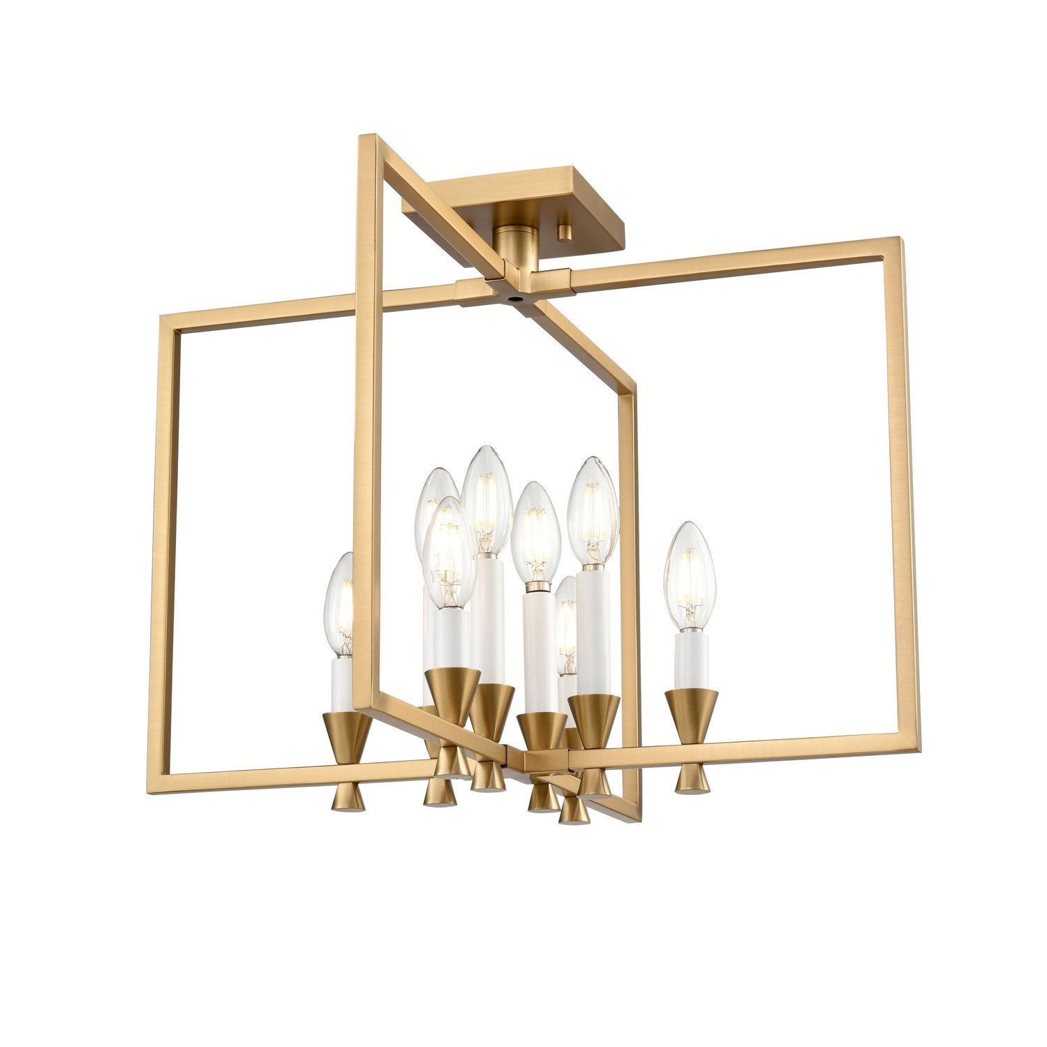 Semi-plafonnier 8 lumières | Carisbrooke