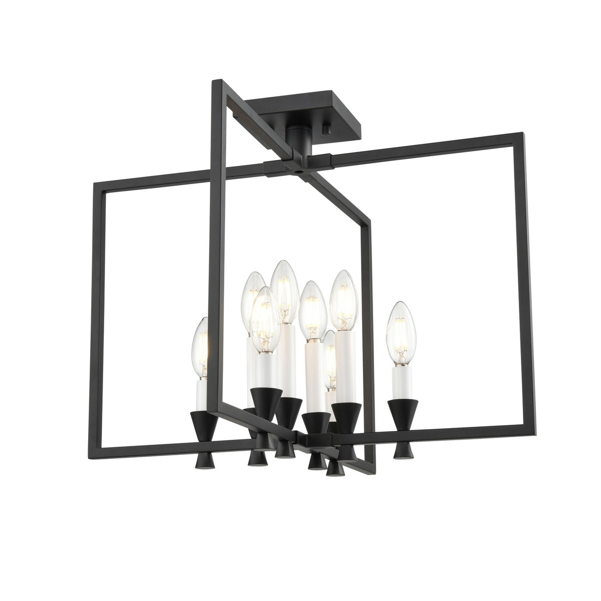 Semi-plafonnier 8 lumières | Carisbrooke