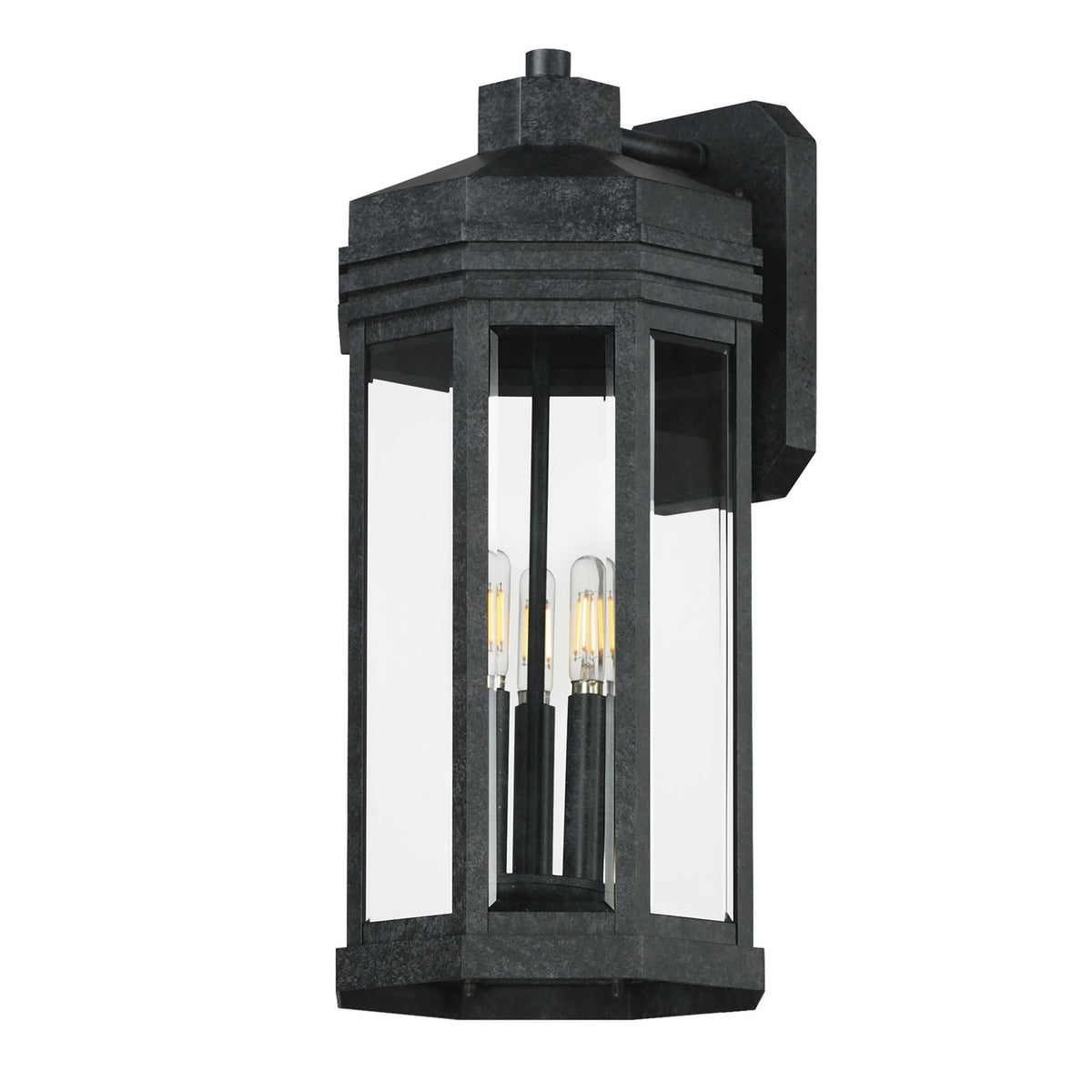 Maxim - Applique murale extérieure 3 lumières | Wright - 30224CLBKP