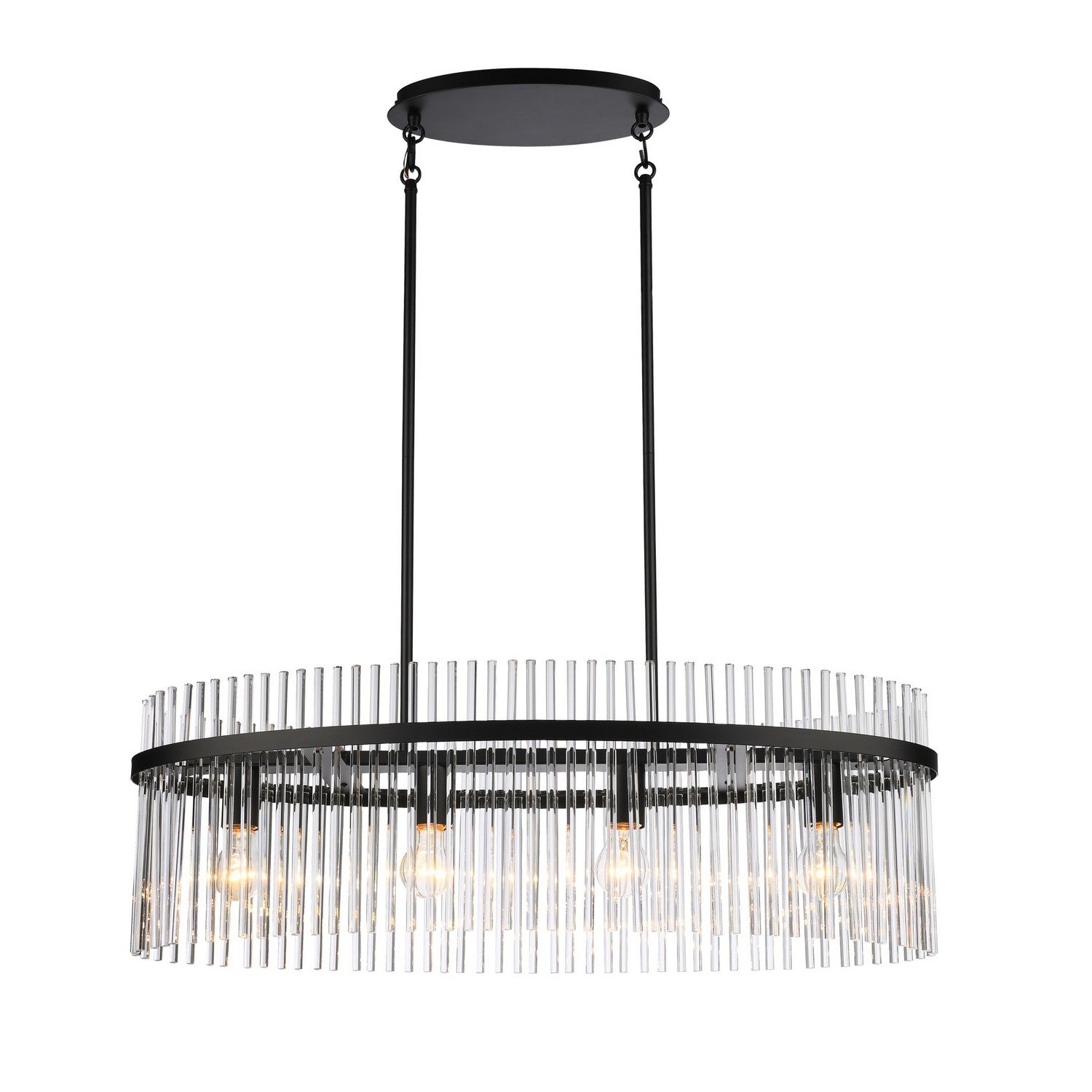 Suspension d'îlot 4 lumières | Ava
